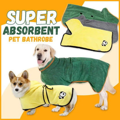 Pawfect Wraps Dog Bathrobe